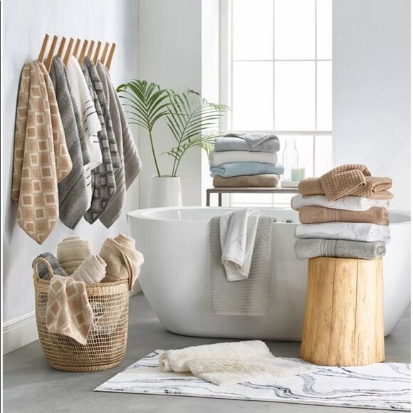 Hotel Collection Turkish 20" x 30" Hand Towel - Picture 2 of 3